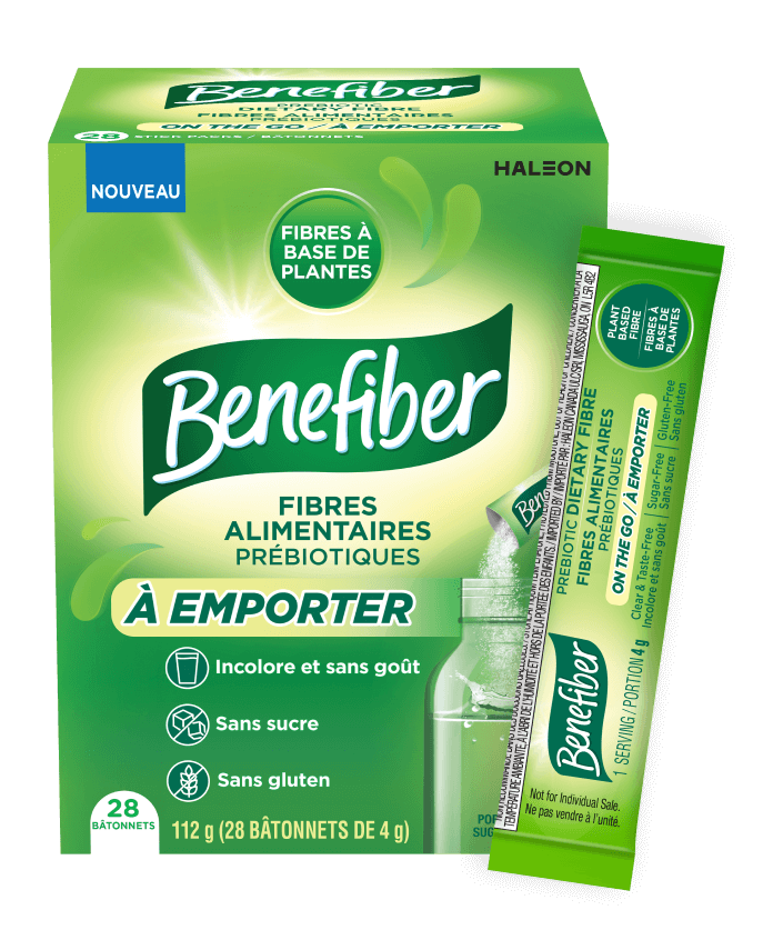 Sachets de fibres prébiotiques Benefiber sur le pouce Sachets de fibres prébiotiques Benefiber sur le pouce