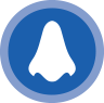blue nose icon
