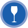 blue wine glass icon