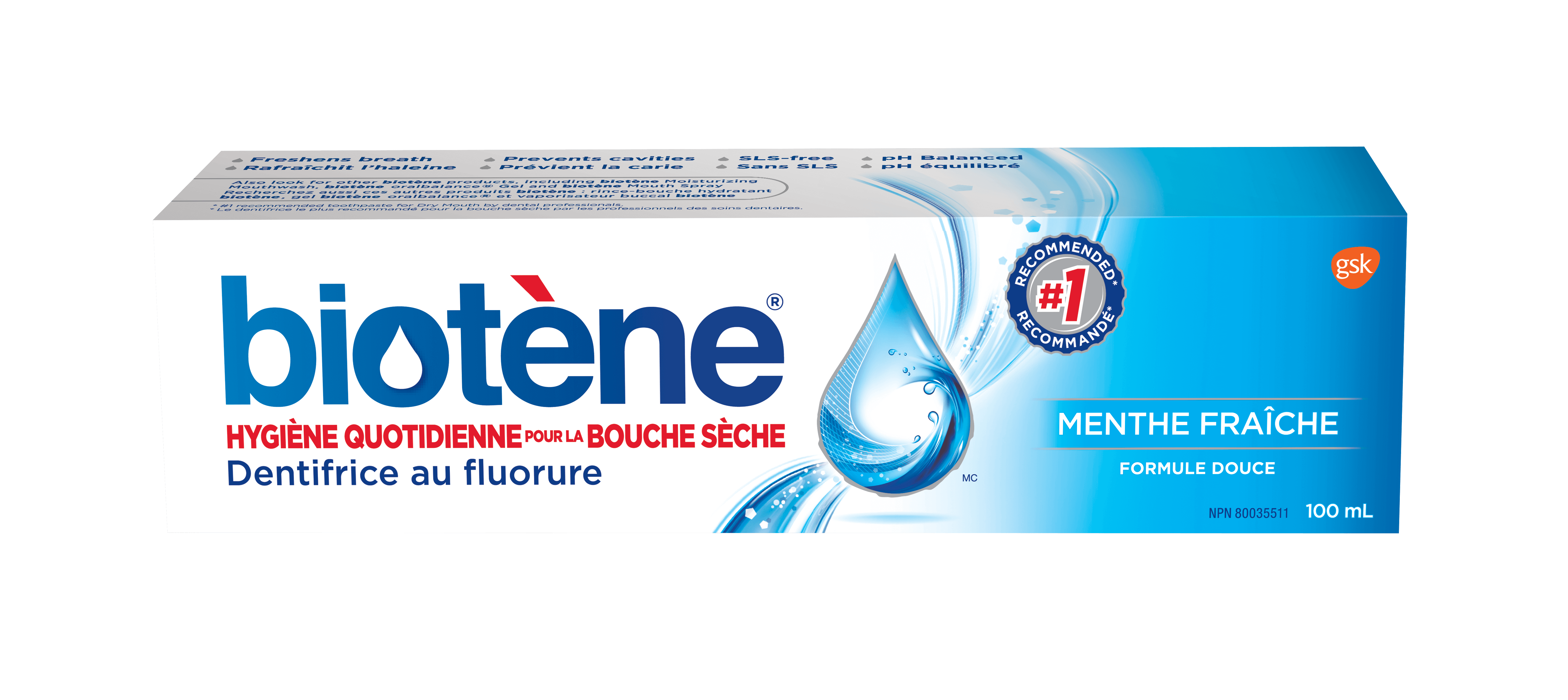Biotène Fresh Mint Fluoride Toothpaste