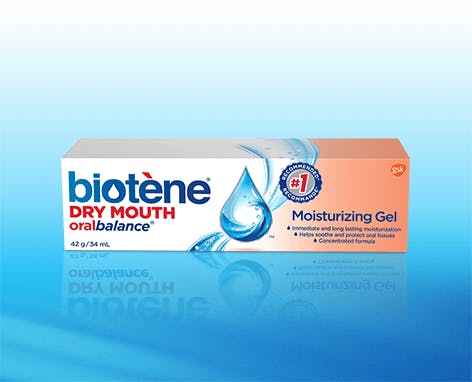Box of Biotène Dry Mouth oralbalance Moisturizing Gel