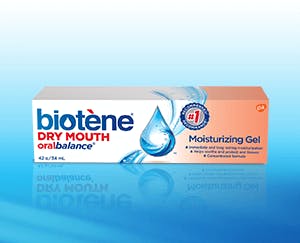 Box of Biotène Dry Mouth oralbalance Moisturizing Gel