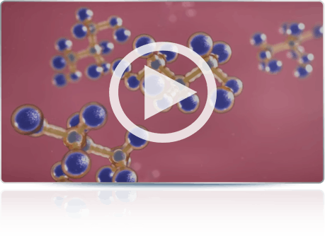 Image de molécules tirée d’une vidéo