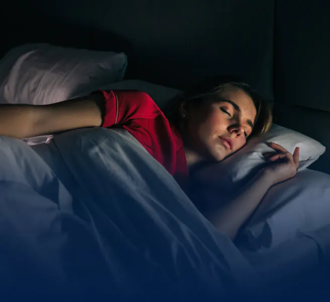 Woman sleeping peacefully