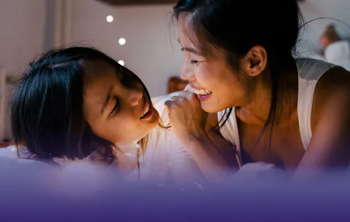 Mother and Child talking