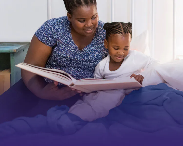 Mother and Child reading 