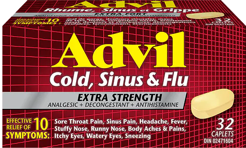 Advil Cold, Sinus & Flu Extra Strength in 32 Caplets