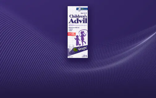 Children’s Advil with Grape Flavour in 230ml