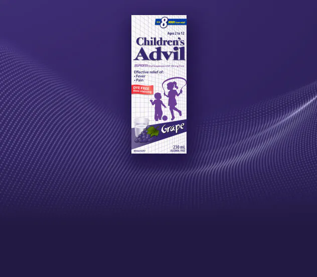 Children’s Advil with Grape Flavour in 230ml
