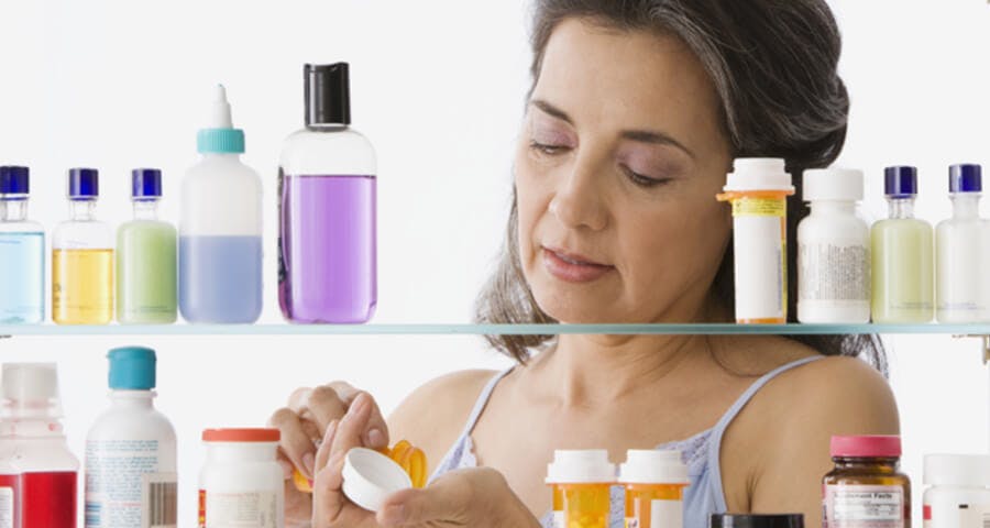 women checking medicines women checking medicines