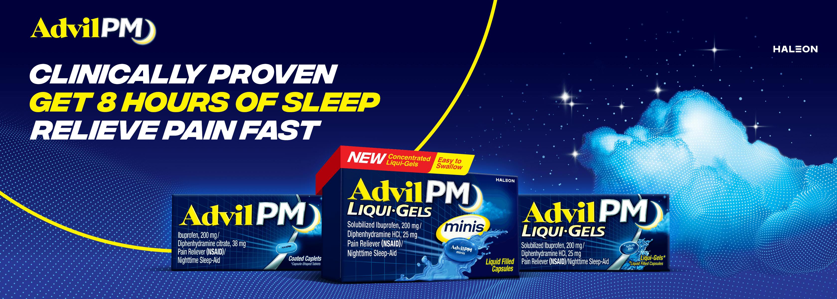 Advil PM packshots