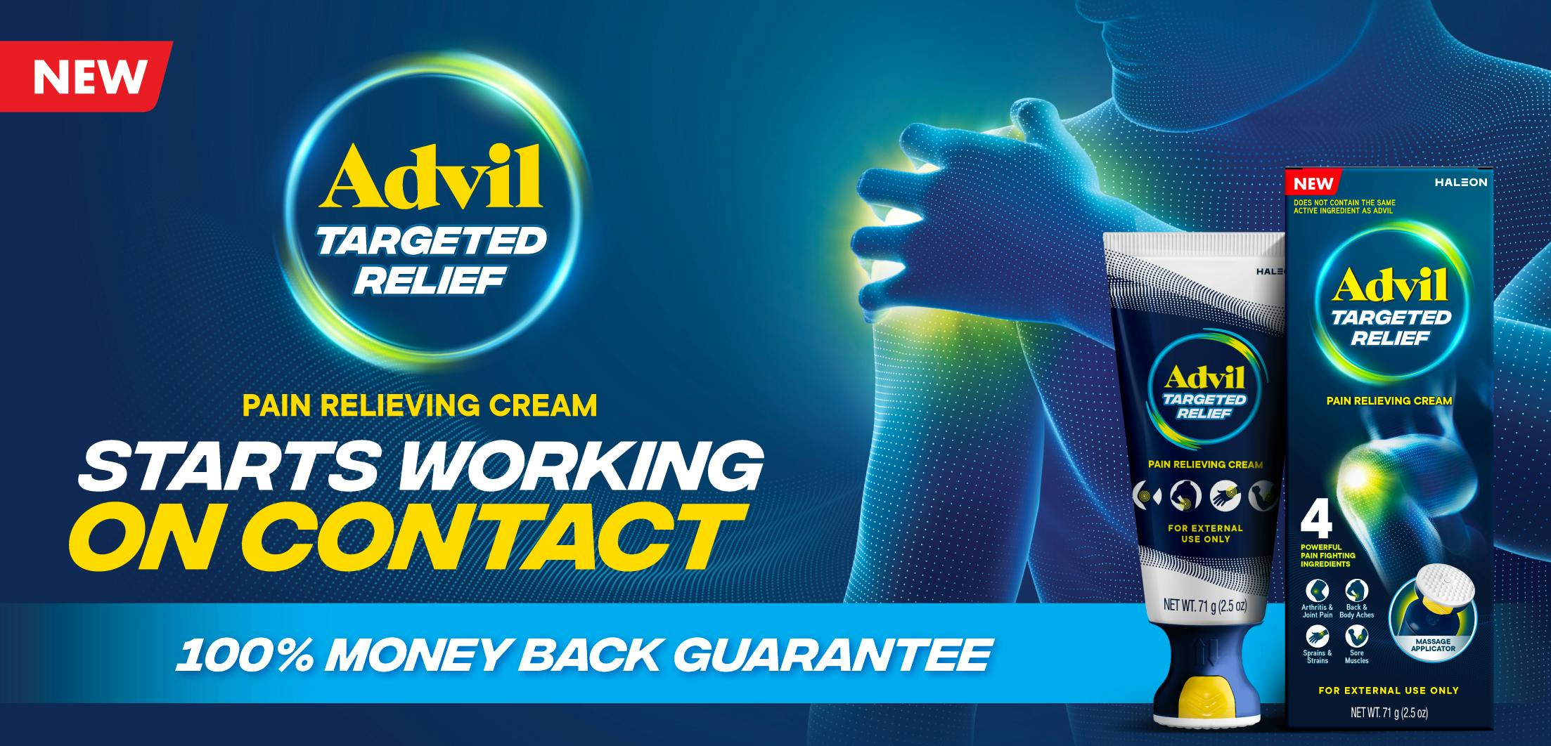 Advil Targeted Relief Pain Relieving Cream