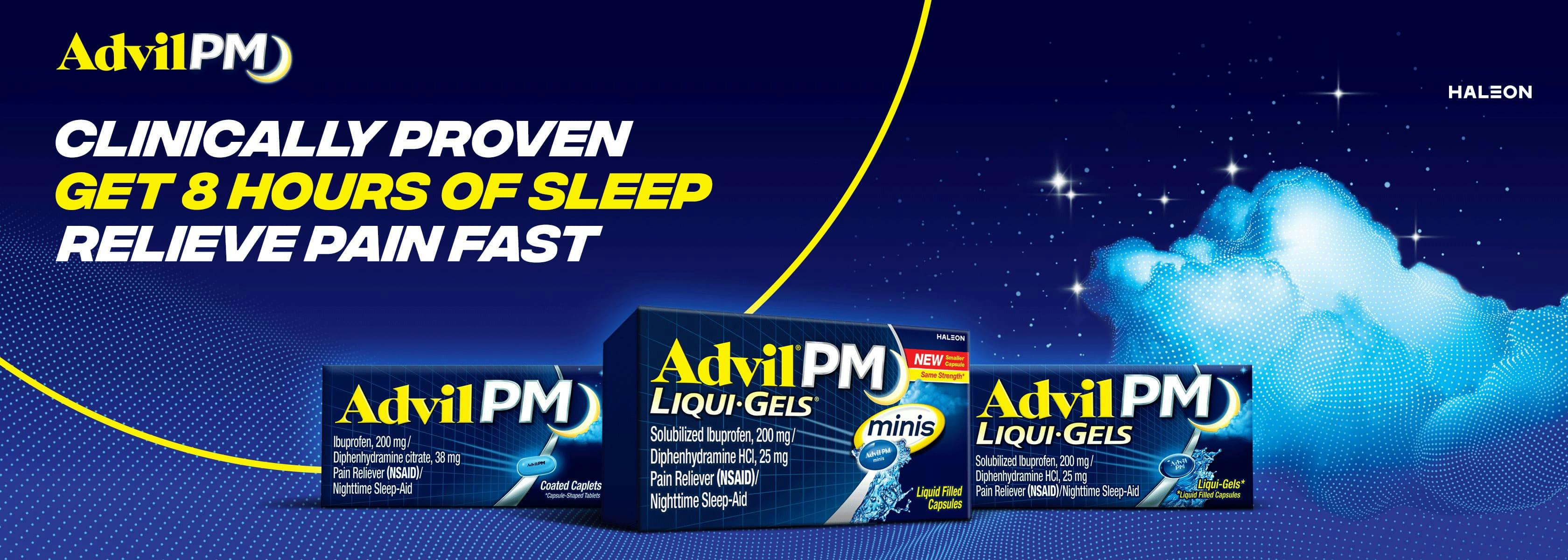 Advil PM packshots