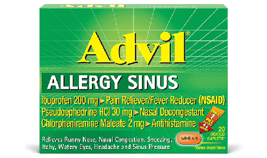  Advil Allergy Sinus Works