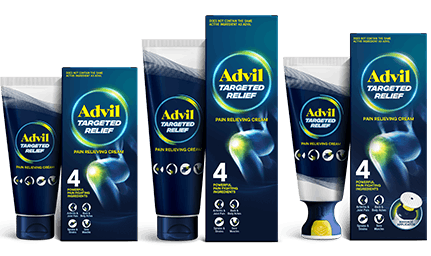 Advil Targeted Relief Pain Relieving Cream, 2.3 oz tube of cream