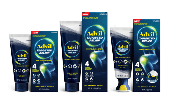 Advil Targeted Relief packages