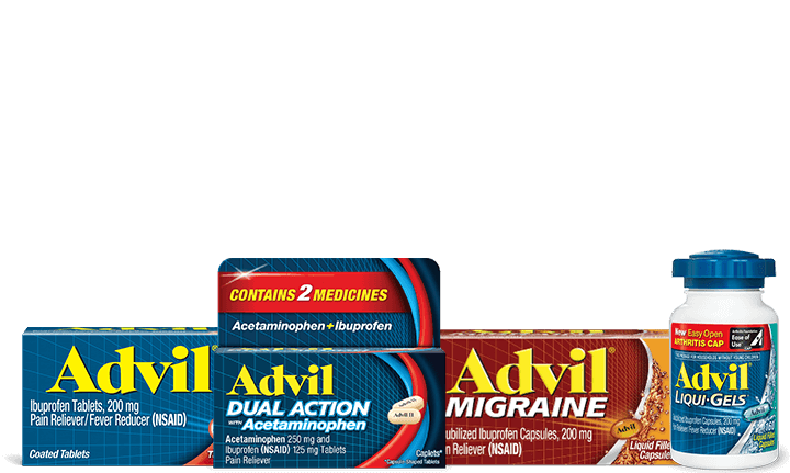 liquid advil for tooth pain