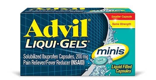 advil liquid gel tooth pain