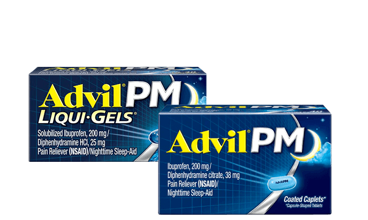 Advil PM product packages