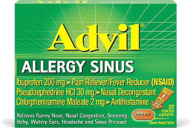 Advil Allergy Sinus Advil Allergy Sinus