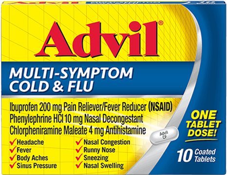 Cómo funciona Advil Multisíntomas gripe y resfriado