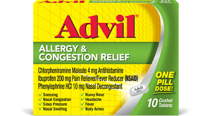 Cómo funciona el alivio de la alergia y la congestión de Advil
