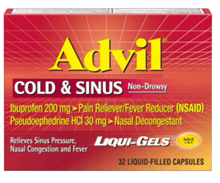 Advil Sinus Congestion & Pain 