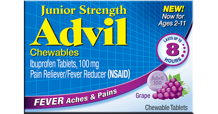 Advil Junior Strength masticables