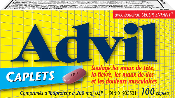 Caplets Advil, 100 caplets