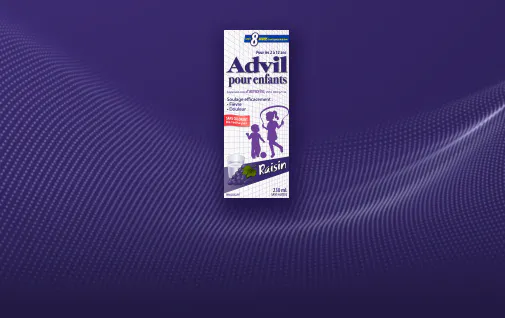 Advil pour enfants à saveur de raisin, 230 mL
