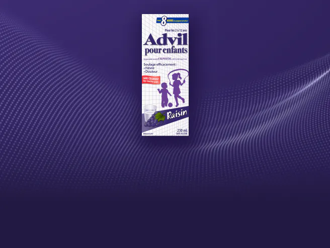Advil pour enfants à saveur de raisin, 230 mL