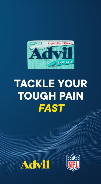 Advil Banner NFL mobile