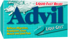 Advil Liqui-Gels package design