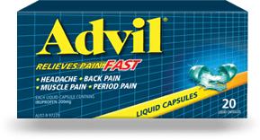 advil liquid gel tooth pain