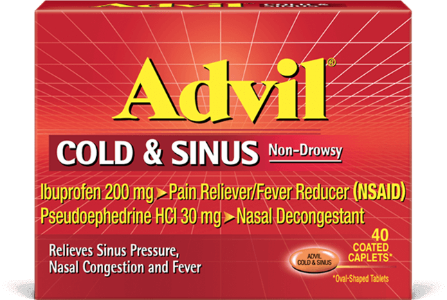Advil cold and sinus Advil cold and sinus