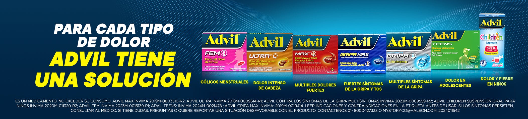 Caja de Advil Teens: minicápsulas con la dosis ideal de ibuprofeno para adolescentes