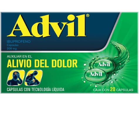 Advil capsulas 200 mg