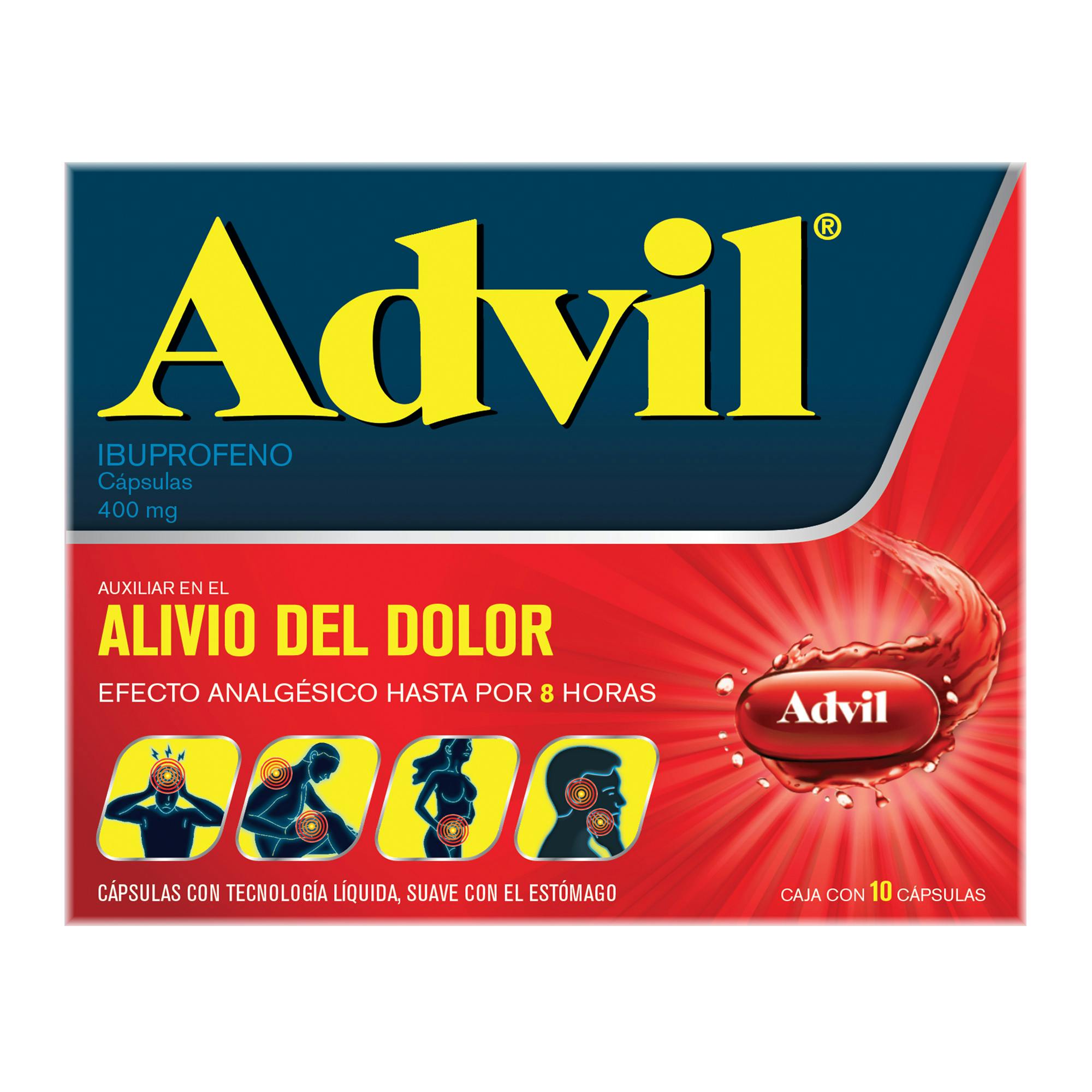Advil 400 mg 10 caps