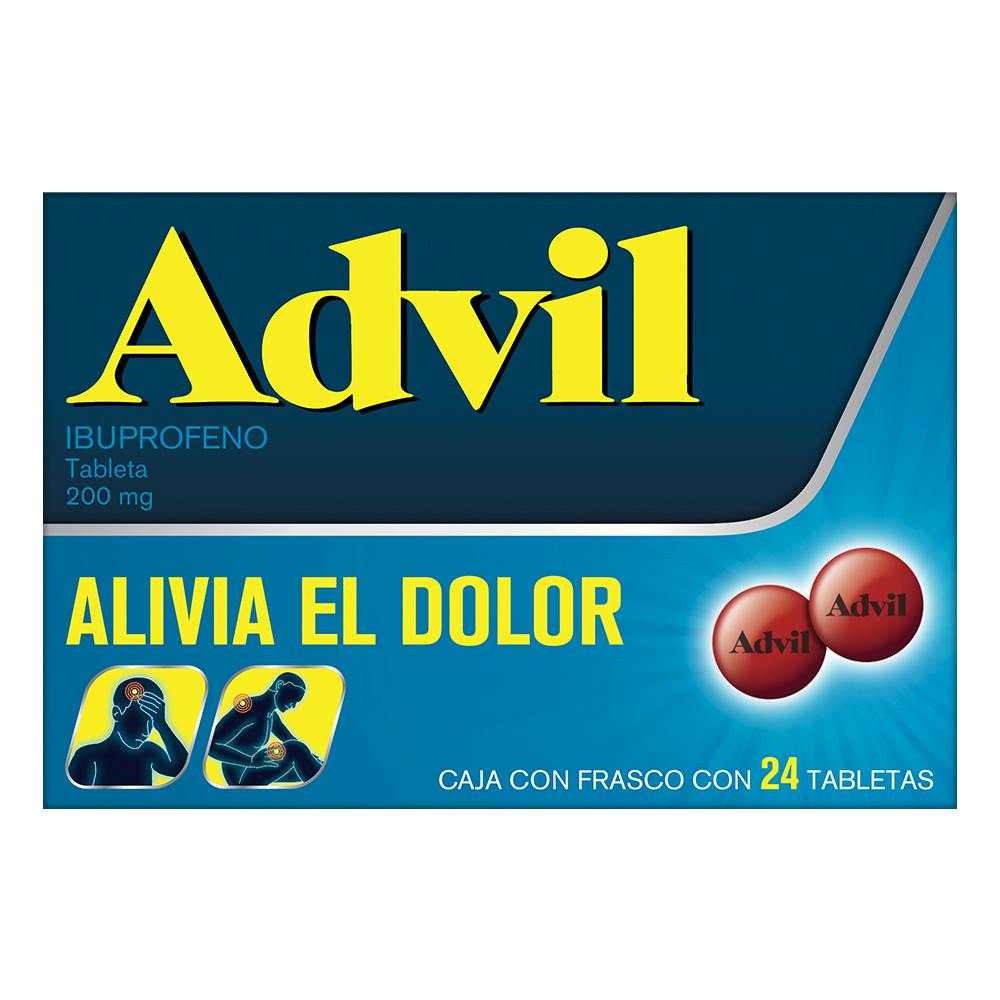 Advil Grageas 200 mg 24 tabs