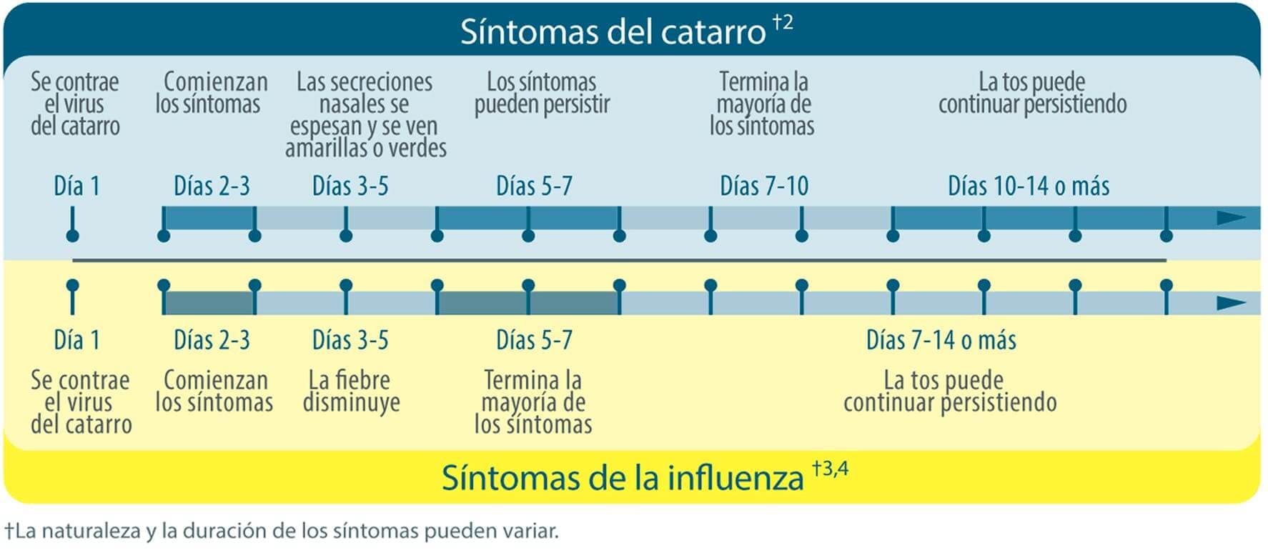 Sintomas del catarro