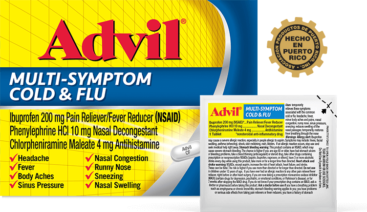 Advil®Multi-Sympton Cold & Flu Advil®Multi-Sympton Cold & Flu