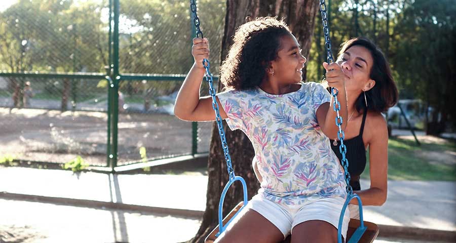 Advil Childrens Environmental MomDaughterSwing 1