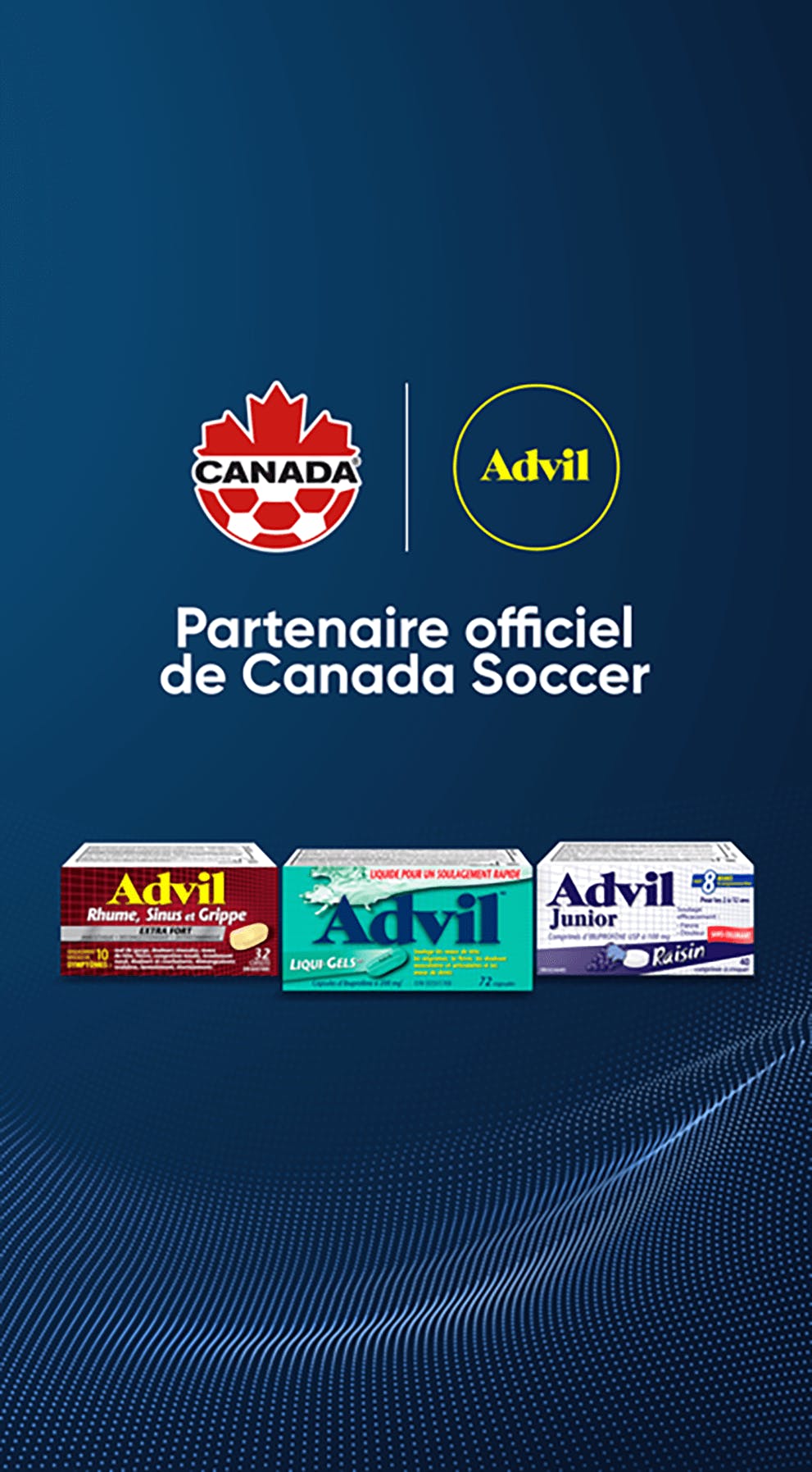 Courez la chance de GAGNER une experience VIP avec la NFL Accédez aux conditions générales complètes du concours sur advil.ca/concoursnfl