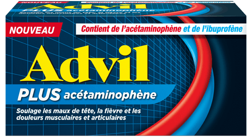 Advil plus acétaminophène 
