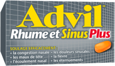 Advil Rhume et Sinus Plus package design