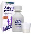 Product package of Suspension Advil pour enfants