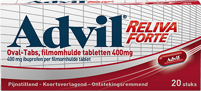 3D FRONT Advil RELIVA FORTE 400mg 20ct
