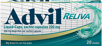 Advil Reliva Liquid Caps 200mg 20ct