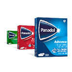 Panadol adult product packshot range
