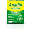 12 CAPLETS PACK anadin original 12 caplets pack